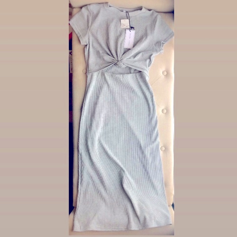 NWT Emory Park Gray Midi Dress, Size L - Picture 6 of 6
